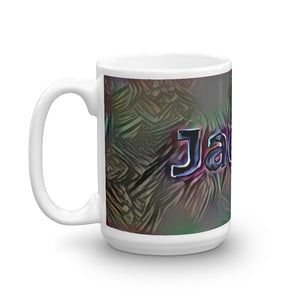 Jackie Mug Dark Rainbow 15oz right view