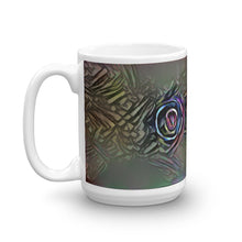 Load image into Gallery viewer, Olive Mug Dark Rainbow 15oz right view