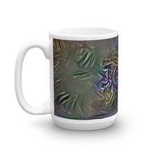 Load image into Gallery viewer, John Mug Dark Rainbow 15oz right view