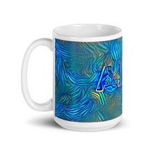 Load image into Gallery viewer, Alma Mug Night Surfing 15oz right view