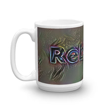 Load image into Gallery viewer, Rebecca Mug Dark Rainbow 15oz right view