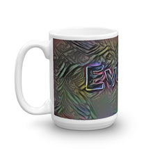 Load image into Gallery viewer, Evelyn Mug Dark Rainbow 15oz right view