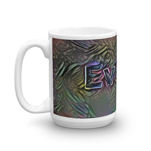 Evelyn Mug Dark Rainbow 15oz right view
