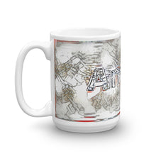 Load image into Gallery viewer, Amber Mug Frozen City 15oz right view