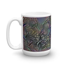 Load image into Gallery viewer, Eli Mug Dark Rainbow 15oz right view