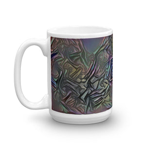 Eli Mug Dark Rainbow 15oz right view