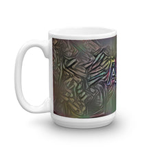 Load image into Gallery viewer, Ava Mug Dark Rainbow 15oz right view
