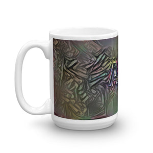 Ava Mug Dark Rainbow 15oz right view