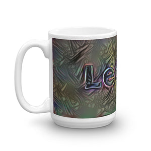 Leonie Mug Dark Rainbow 15oz right view