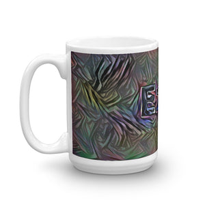 Ezra Mug Dark Rainbow 15oz right view
