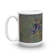 Load image into Gallery viewer, Jessie Mug Dark Rainbow 15oz right view