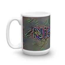 Load image into Gallery viewer, Niamey Mug Dark Rainbow 15oz right view