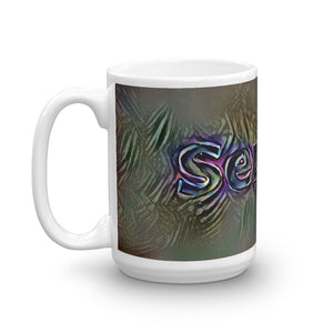 Serena Mug Dark Rainbow 15oz right view