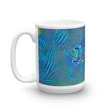 Load image into Gallery viewer, Julia Mug Night Surfing 15oz right view