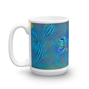 Julia Mug Night Surfing 15oz right view