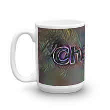 Load image into Gallery viewer, Chelsea Mug Dark Rainbow 15oz right view