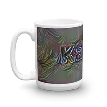 Load image into Gallery viewer, Karina Mug Dark Rainbow 15oz right view