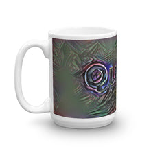 Load image into Gallery viewer, Quynh Mug Dark Rainbow 15oz right view