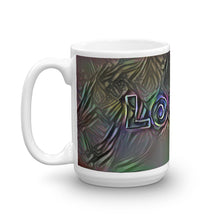 Load image into Gallery viewer, Louise Mug Dark Rainbow 15oz right view