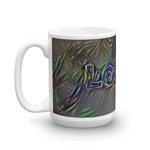 Louise Mug Dark Rainbow 15oz right view