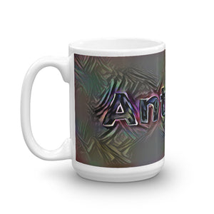 Antonia Mug Dark Rainbow 15oz right view
