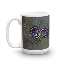 Load image into Gallery viewer, Scarlett Mug Dark Rainbow 15oz right view