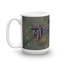 Load image into Gallery viewer, Thomas Mug Dark Rainbow 15oz right view