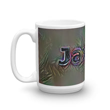 Load image into Gallery viewer, Jaxson Mug Dark Rainbow 15oz right view