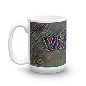 Viviana Mug Dark Rainbow 15oz right view