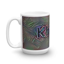 Load image into Gallery viewer, Khanh Mug Dark Rainbow 15oz right view