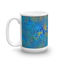 Load image into Gallery viewer, Aarav Mug Night Surfing 15oz right view