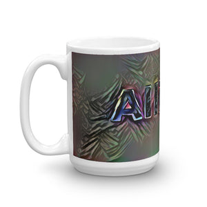 Allison Mug Dark Rainbow 15oz right view