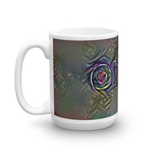 Load image into Gallery viewer, Oliver Mug Dark Rainbow 15oz right view