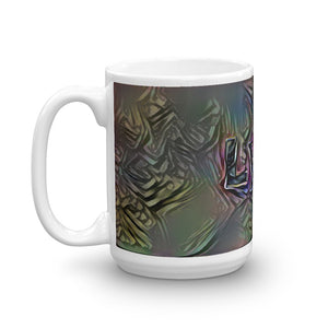Lyra Mug Dark Rainbow 15oz right view