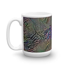 Load image into Gallery viewer, Ann Mug Dark Rainbow 15oz right view