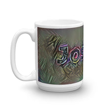 Load image into Gallery viewer, Joshua Mug Dark Rainbow 15oz right view