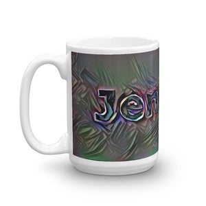 Jennifer Mug Dark Rainbow 15oz right view