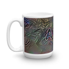 Load image into Gallery viewer, Aron Mug Dark Rainbow 15oz right view