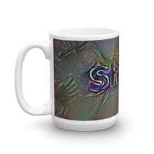 Load image into Gallery viewer, Shelly Mug Dark Rainbow 15oz right view
