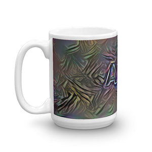 Aria Mug Dark Rainbow 15oz right view