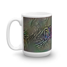 Load image into Gallery viewer, Nora Mug Dark Rainbow 15oz right view