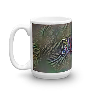 Nora Mug Dark Rainbow 15oz right view