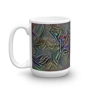 Liam Mug Dark Rainbow 15oz right view