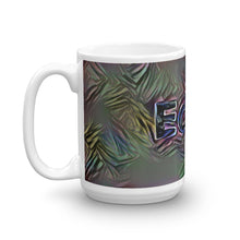 Load image into Gallery viewer, Edith Mug Dark Rainbow 15oz right view