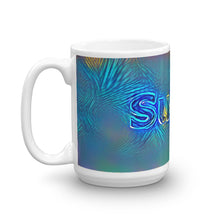 Load image into Gallery viewer, Susan Mug Night Surfing 15oz right view