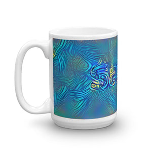 Sasha Mug Night Surfing 15oz right view