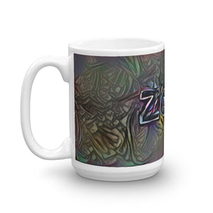 Zoey Mug Dark Rainbow 15oz right view