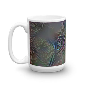 Jose Mug Dark Rainbow 15oz right view