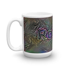 Load image into Gallery viewer, Robert Mug Dark Rainbow 15oz right view