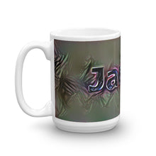 Load image into Gallery viewer, Janice Mug Dark Rainbow 15oz right view